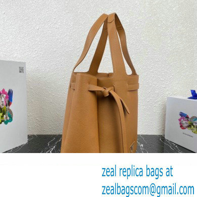 Prada Leather tote Bag 1BG339 Brown 2023