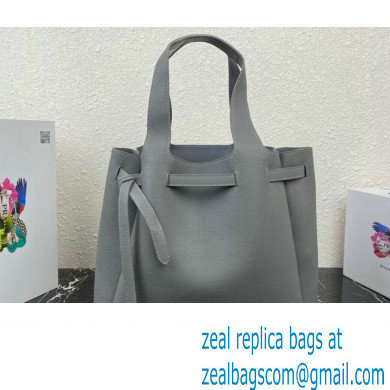 Prada Leather tote Bag 1BG339 Gray 2023 - Click Image to Close