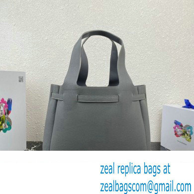 Prada Leather tote Bag 1BG339 Gray 2023 - Click Image to Close