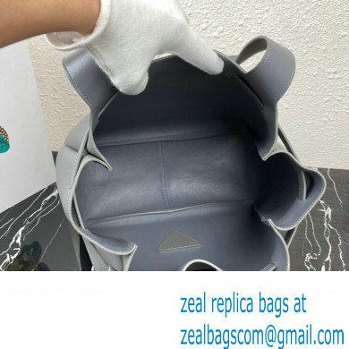 Prada Leather tote Bag 1BG339 Gray 2023