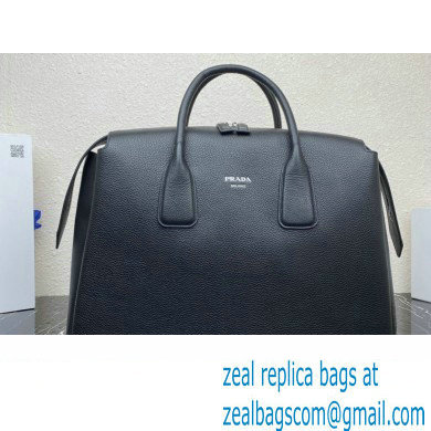 Prada Leather travel bag 2VC035 Black 2023 - Click Image to Close