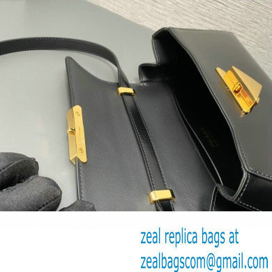 Prada Medium brushed leather handbag 1BD343 Black 2023