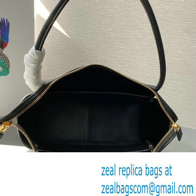 Prada Medium leather handbag 1BA444 Black 2024 - Click Image to Close
