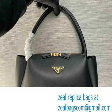 Prada Medium leather handbag 1BA444 Black 2024