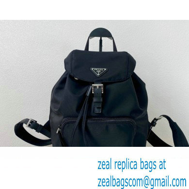 Prada Nylon Backpack Bag 1BZ832 Black 2023 - Click Image to Close