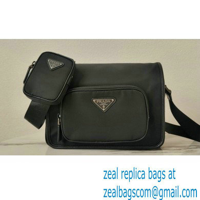 Prada Nylon Shoulder Bag 2VD041 Black 2023