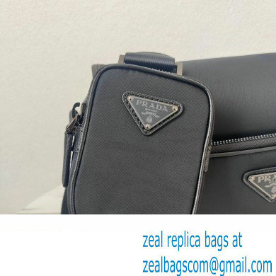 Prada Nylon Shoulder Bag 2VD041 Black 2023 - Click Image to Close