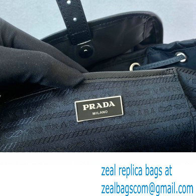 Prada Nylon and leather backpack Bag BZ2811 Black 2023