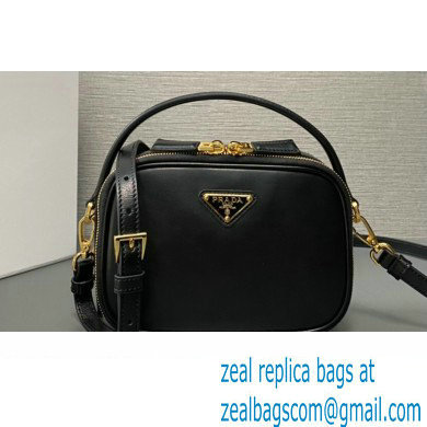 Prada Odette leather mini-bag 1BH203 Black 2023