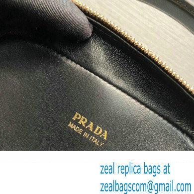 Prada Odette leather mini-bag 1BH203 Black 2023 - Click Image to Close