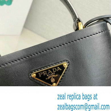 Prada Panier leather mini-bag 1BA373 Black 2023