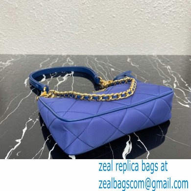 Prada Re-Edition 1995 Chaine Re-Nylon Mini Hobo Bag 1BC204 Blue 2024