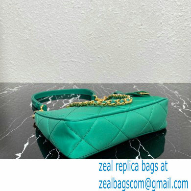 Prada Re-Edition 1995 Chaine Re-Nylon Mini Hobo Bag 1BC204 Green 2024