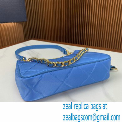 Prada Re-Edition 1995 Chaine Re-Nylon Mini Hobo Bag 1BC204 Light Blue 2024 - Click Image to Close