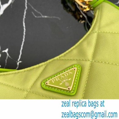Prada Re-Edition 1995 Chaine Re-Nylon Mini Hobo Bag 1BC204 Light Green 2024