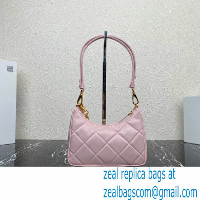 Prada Re-Edition 1995 Chaine Re-Nylon Mini Hobo Bag 1BC204 Light Pink 2024