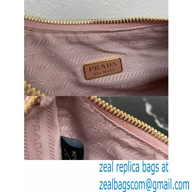 Prada Re-Edition 1995 Chaine Re-Nylon Mini Hobo Bag 1BC204 Light Pink 2024 - Click Image to Close