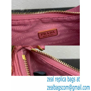 Prada Re-Edition 1995 Chaine Re-Nylon Mini Hobo Bag 1BC204 Pink 2024