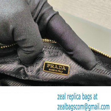 Prada Re-Edition 2002 small leather shoulder bag 1BC201 Black 2024