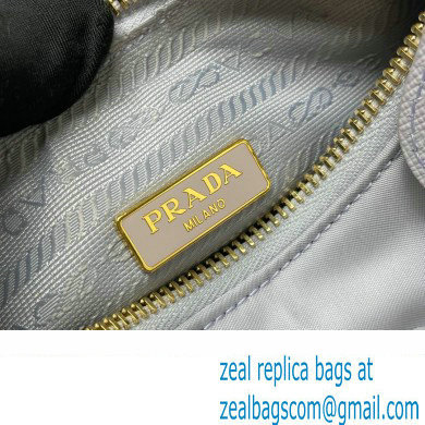 Prada Re-Edition 2005 Re-Nylon Hobo Bag 1BH204 Pale Purple/Gold 2024 - Click Image to Close