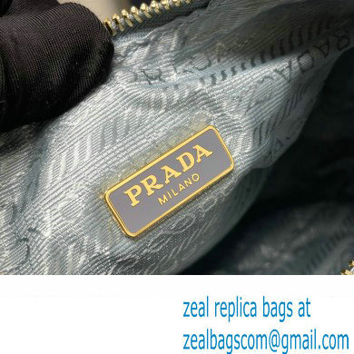 Prada Re-Edition 2005 Re-Nylon Hobo Bag 1BH204 Sky Blue/Gold 2024