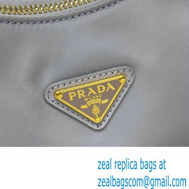 Prada Re-Edition 2005 Re-Nylon and Saffiano Mini Hobo Bag 1NE204 Pale Purple/Gold 2024
