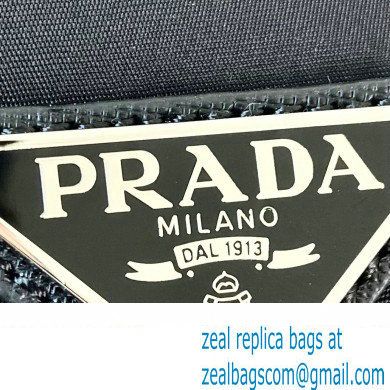 Prada Re-Nylon and Saffiano leather backpack Bag 2VZ104 Black 2023 - Click Image to Close