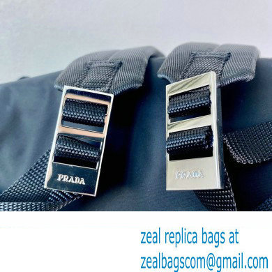 Prada Re-Nylon and Saffiano leather backpack Bag 2VZ104 Black 2023