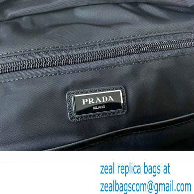 Prada Re-Nylon and Saffiano leather backpack Bag 2VZ104 Black 2023 - Click Image to Close