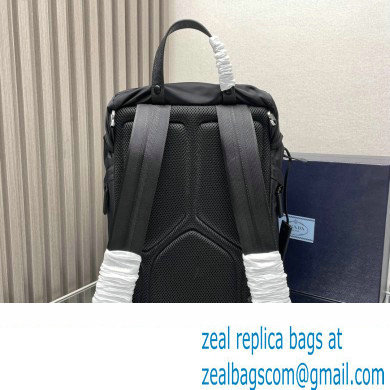 Prada Re-Nylon and Saffiano leather backpack Bag 2VZ135 Black 2024