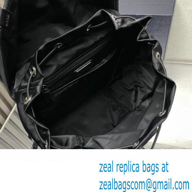 Prada Re-Nylon and Saffiano leather backpack Bag 2VZ135 Black 2024