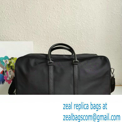 Prada Re-Nylon and Saffiano leather duffle bag black 2VC013 2023 - Click Image to Close