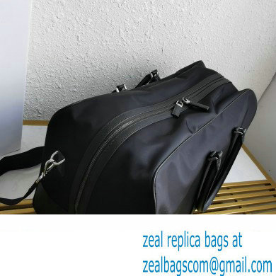 Prada Re-Nylon and Saffiano leather duffle bag black 2VC013 2023 - Click Image to Close