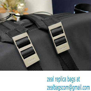 Prada Re-Nylon and leather backpack Bag 2VZ108 Black 2024