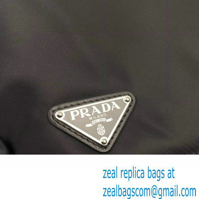 Prada Re-nylon Large Padded Shoulder Bag 1BC208 Black 2023 - Click Image to Close