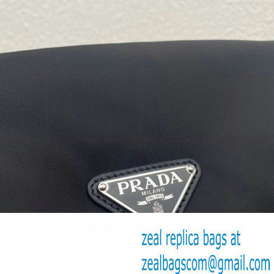 Prada Re-nylon Small Padded Shoulder Bag 1BD313 Black 2023 - Click Image to Close