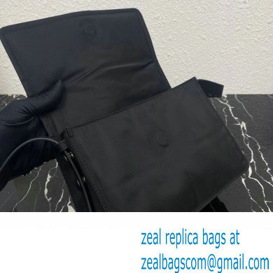 Prada Re-nylon Small Padded Shoulder Bag 1BD313 Black 2023 - Click Image to Close