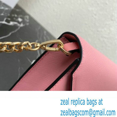 Prada Saffiano leather shoulder Bag 1BD318 Pink 2023 - Click Image to Close