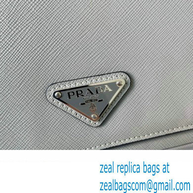 Prada Saffiano leather shoulder bag 2VD059 Gray 2023 - Click Image to Close