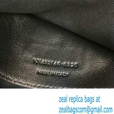 Saint Laurent Niki Baby Bag in Crinkled Vintage Leather 633160 Apricot