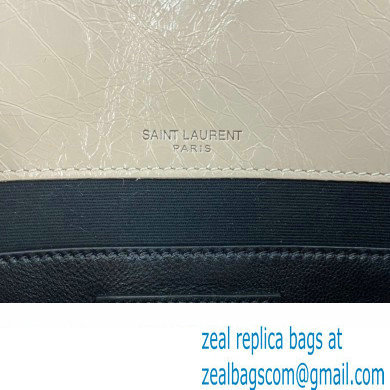 Saint Laurent Niki Baby Bag in Crinkled Vintage Leather 633160 Beige - Click Image to Close