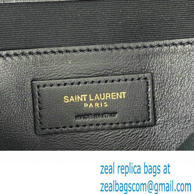 Saint Laurent Niki Baby Bag in Crinkled Vintage Leather 633160 Black/Gold