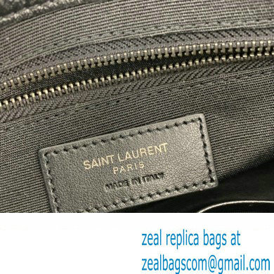 Saint Laurent Niki Chain Wallet Bag in Crinkled Vintage Leather 583103 Black