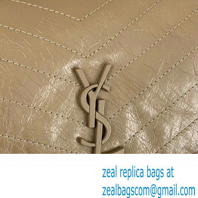 Saint Laurent Niki Large Bag in Crinkled Vintage Leather 498883 Apricot - Click Image to Close