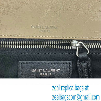 Saint Laurent Niki medium Bag in Crinkled Vintage Leather 633158 Apricot - Click Image to Close