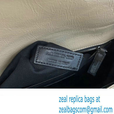Saint Laurent Niki medium Bag in Crinkled Vintage Leather 633158 Beige
