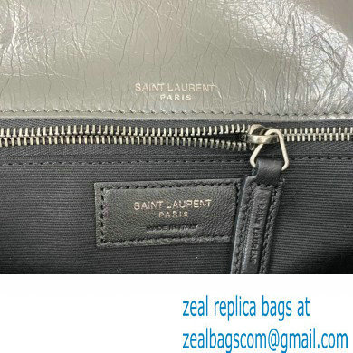 Saint Laurent Niki medium Bag in Crinkled Vintage Leather 633158 Etoupe - Click Image to Close