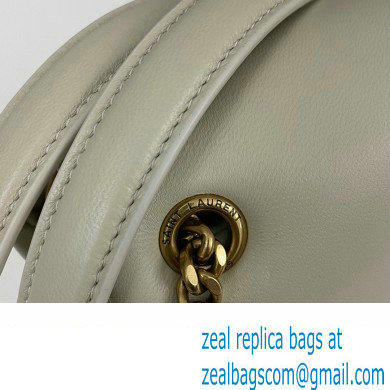 Saint Laurent calypso Bag in plunged lambskin 734153 Vintage White - Click Image to Close