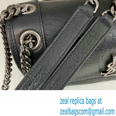 Saint Laurent niki medium Bag in grained lambskin 633178 Black - Click Image to Close