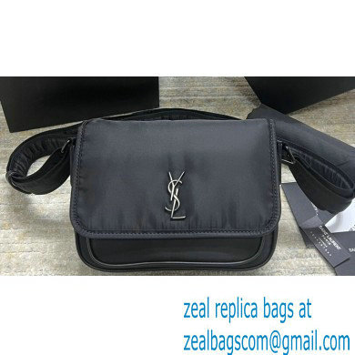 Saint Laurent niki small messenger Bag in nylon 776611 Black